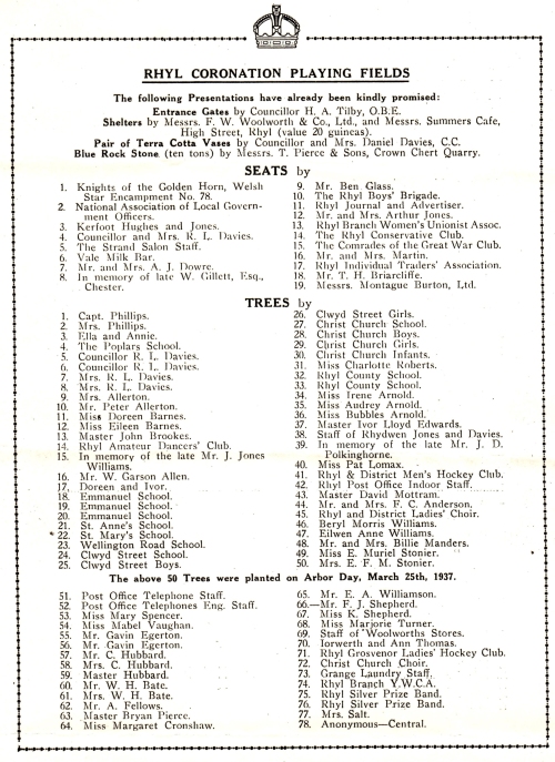 donations corras 1937